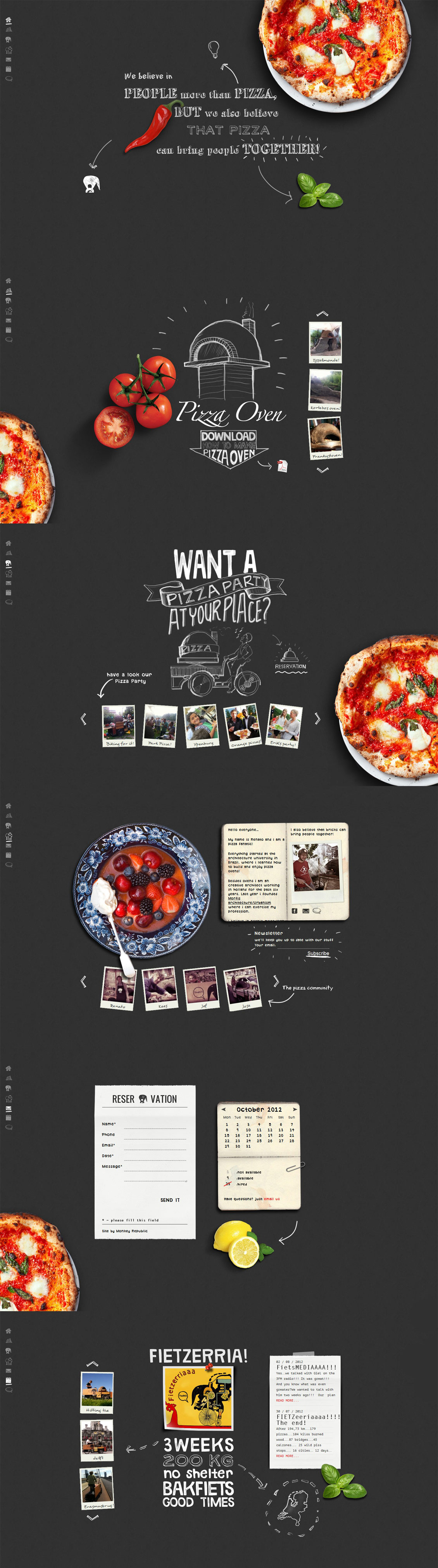 pizza网站设计