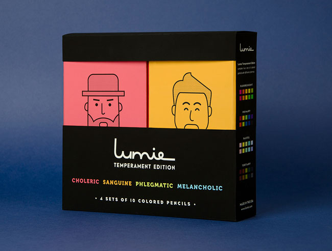 Lumie彩色铅笔包装设计欣赏