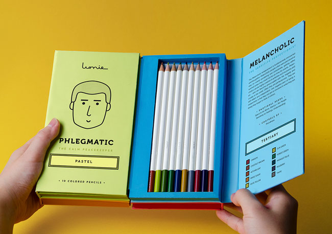 lumie彩色铅笔包装设计欣赏
