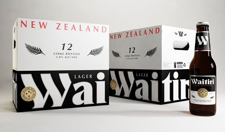 新西兰Waitiri Beer啤酒包装设计作品欣赏