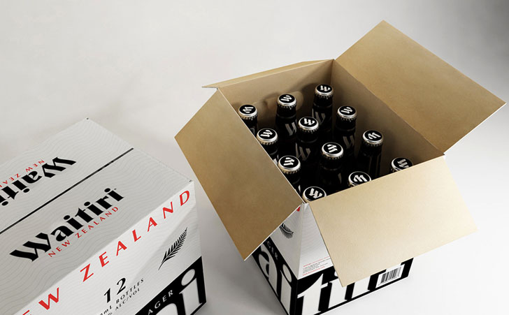 新西兰Waitiri Beer啤酒包装设计作品欣赏