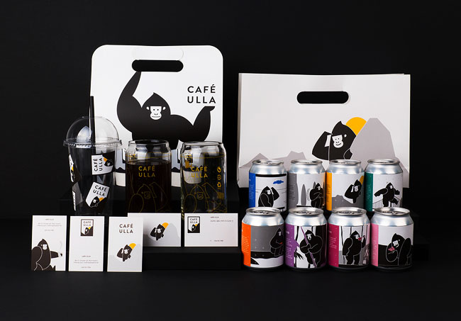 国外CAFE ULLA咖啡馆品牌形象设计