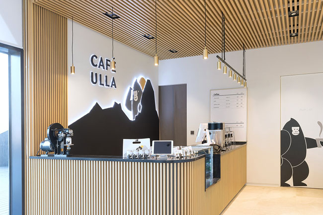 国外CAFE ULLA咖啡馆品牌形象设计