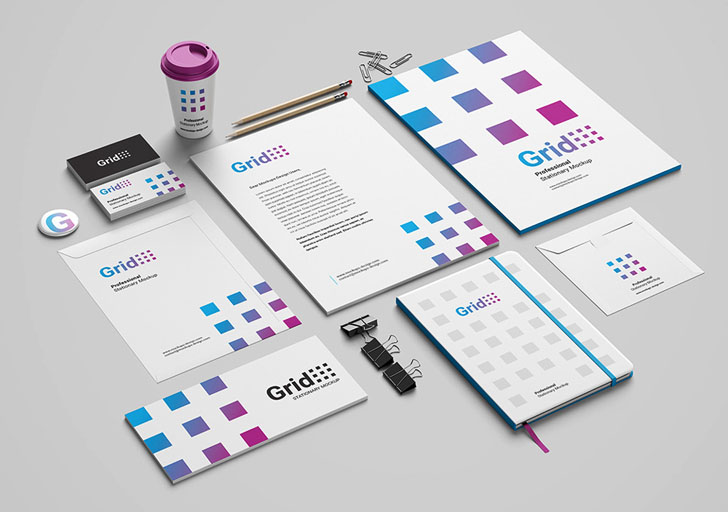 波兰Mockups Design VI基础部分模版设计