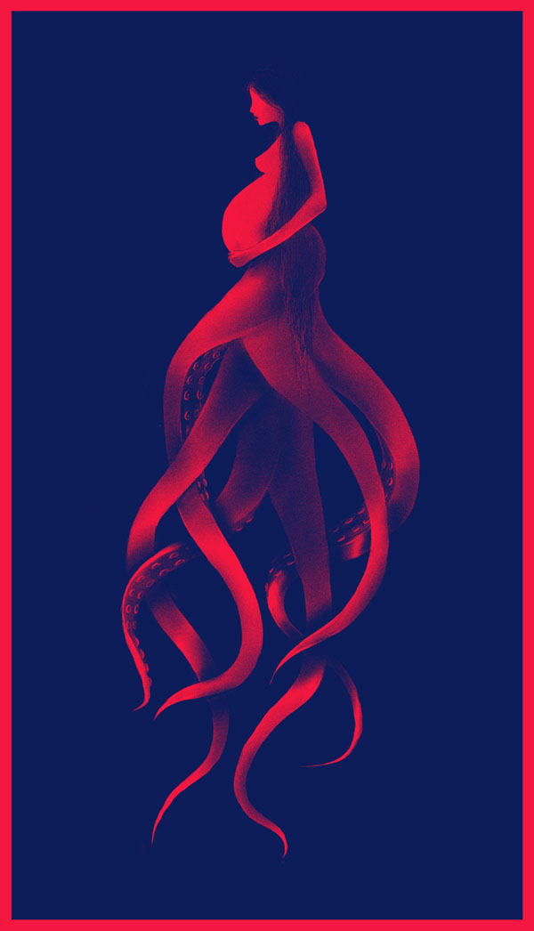 MOTHER主题概念插画设计