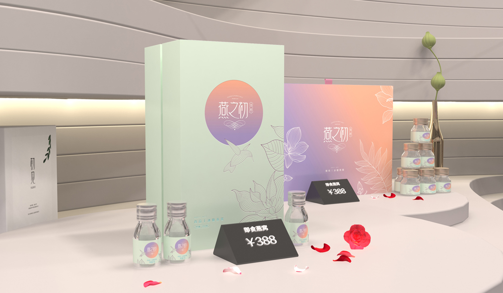 燕窝专卖店陈列设计欣赏