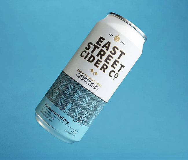 East Street Cider苹果酒包装设计