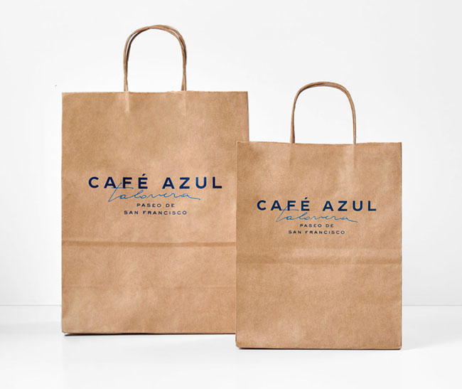 Cafe Azul街头咖啡馆品牌vi设计欣赏