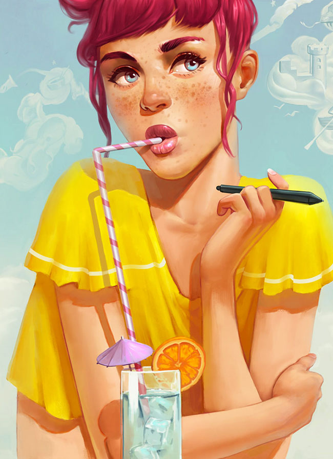 加拿大David Belliveau人物插画设计作品