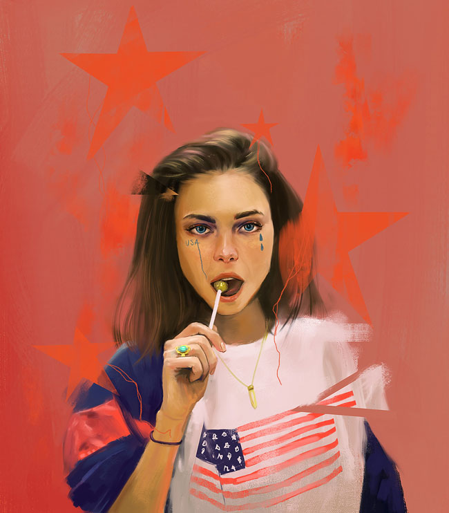 加拿大David Belliveau人物插画设计作品
