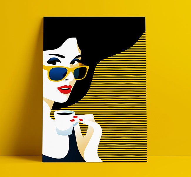 Lavazza Bourbon系列插画设计