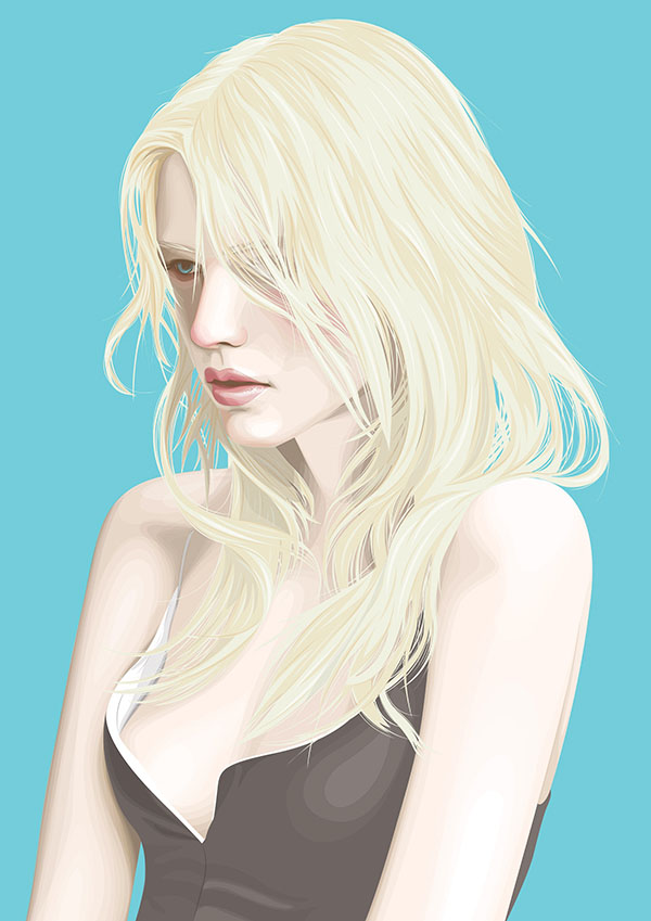 Yuschav Arly矢量人物女性插画作品NO.2