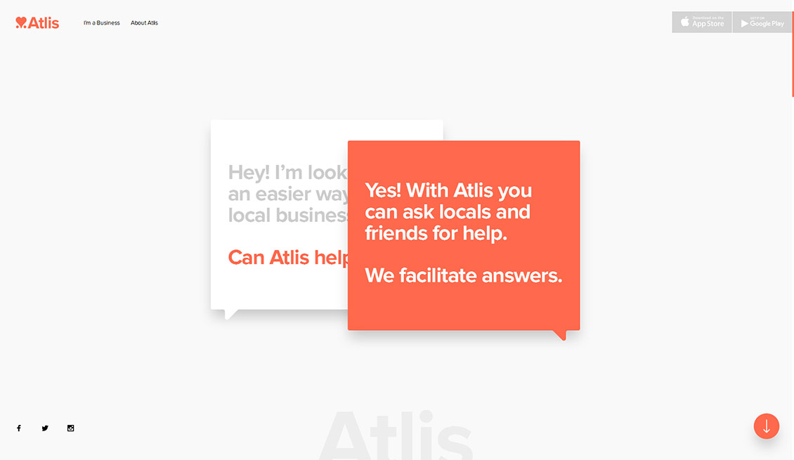 Atlis APP应用产品网站设计