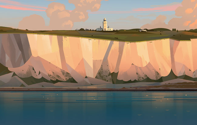 英国Colin Bigelow风景插画作品