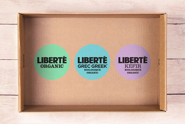 LIBERTE有机酸奶包装设计欣赏