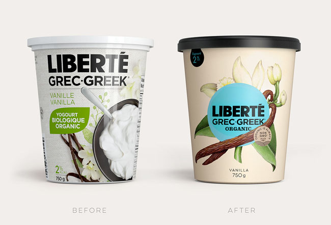 LIBERTE有机酸奶包装设计欣赏