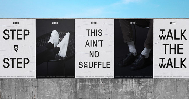 Hotel Motel高端运动鞋品牌VI形象设计