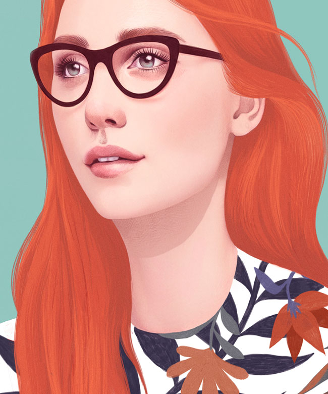 西班牙Mercedes deBellard时尚人物插画作品