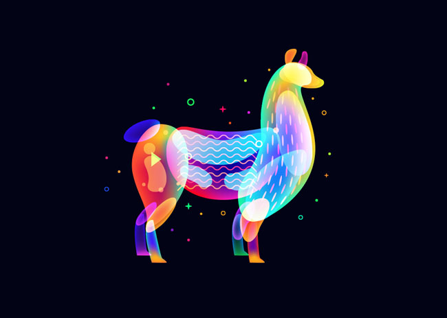 Fantasy Lights动物插画设计NO.2