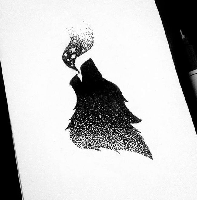 Thiago Bianchini点阵式艺术插画设计