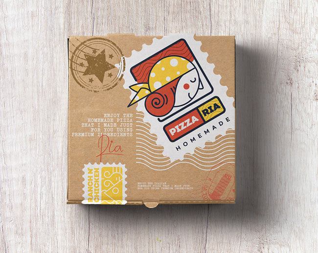 PIZZARIA披萨店品牌vi计欣赏