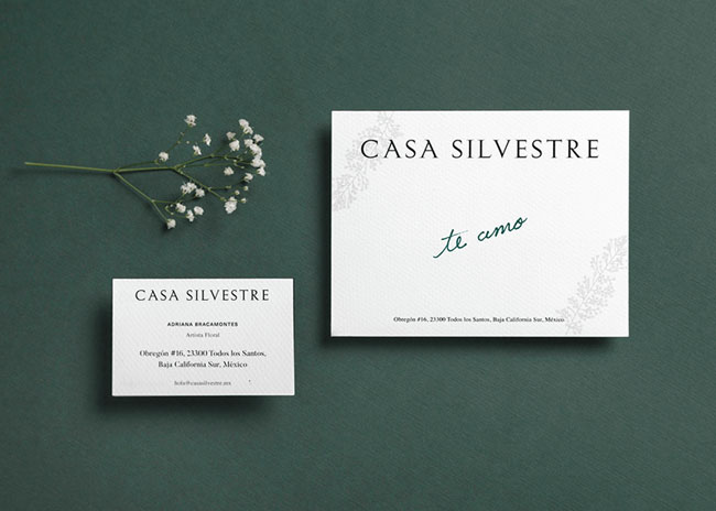 Casa Silvestre浪漫花店品牌形象设计