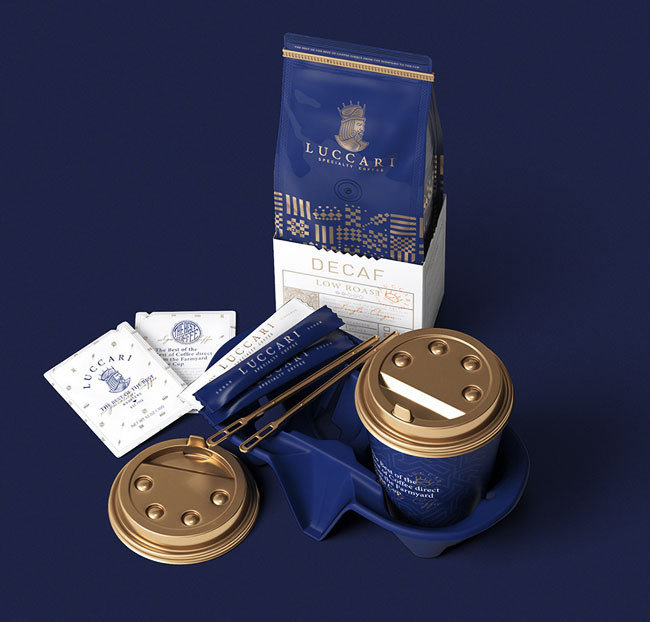 50P Luccari咖啡馆品牌vi设计