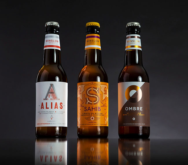 Winslow Brew啤酒包装设计