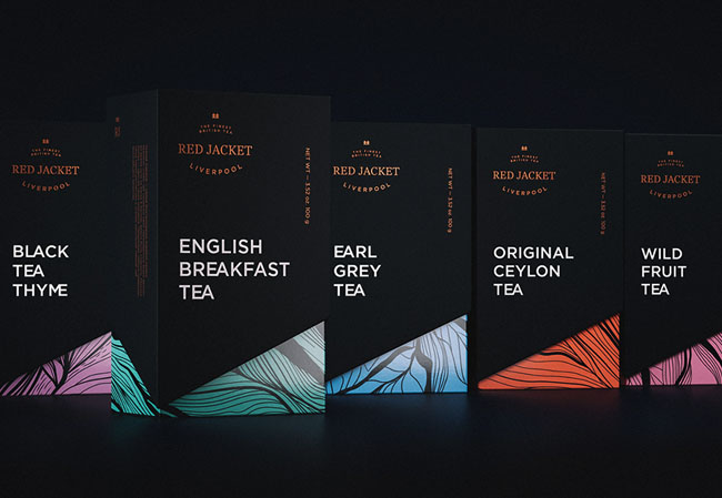俄罗斯Red Jacket茶叶包装设计欣赏