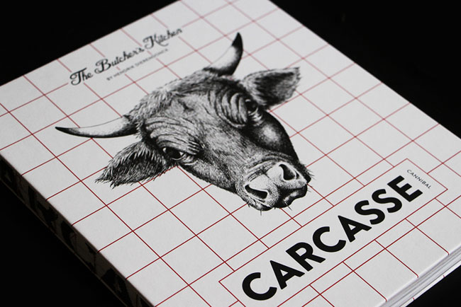 Carcasse餐厅肉类食谱书籍设计欣赏