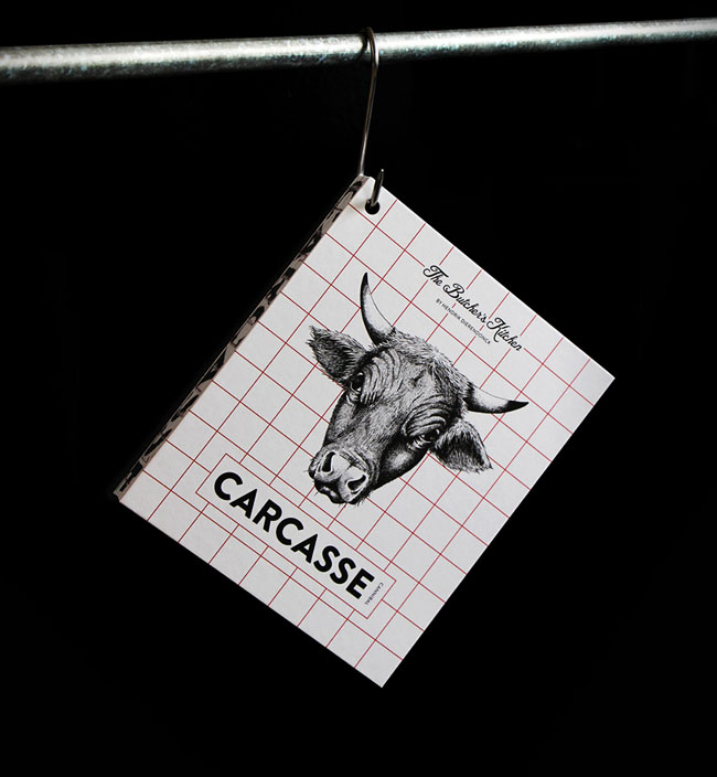 Carcasse餐厅肉类食谱书籍设计欣赏