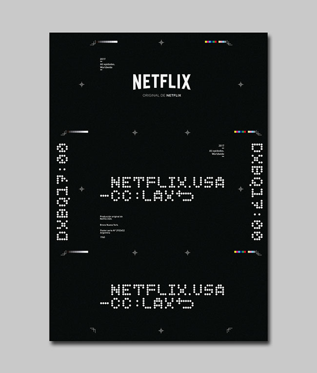 国外Netflix系列海报版面设计作品