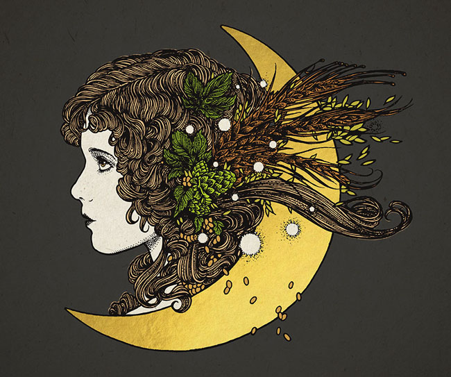 国外精美的Moonchild啤酒包装设计欣赏