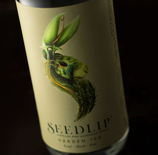 国外Seedlip植物草药饮料系列精美包装设计作品