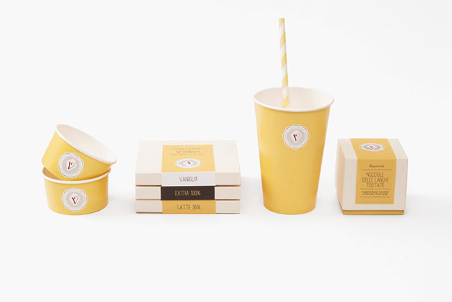 Vanilla Milano冰淇淋店品牌形象设计