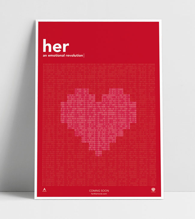 Her系列海报设计作品