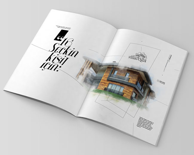 国外Villadoga住宅楼盘画册设计作品