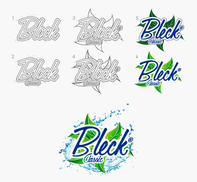 Bleck沐浴产品系列包装设计作品