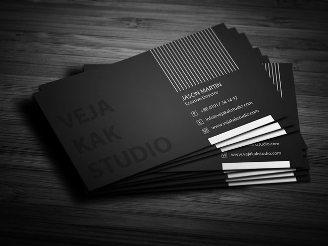 国外Veja Kak工作室商务名片模版设计