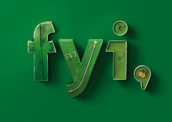 FYI系列立体字广告模版设计作品