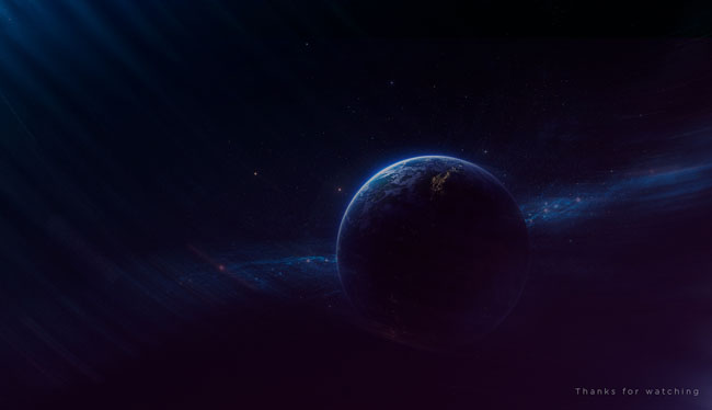 一组漂亮的星空图标设计作品