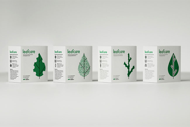 Leafcare植物护理产品系列包装设计作品