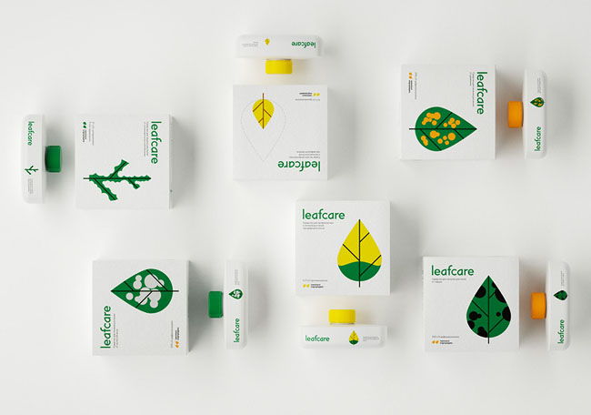 Leafcare植物护理产品系列包装设计作品
