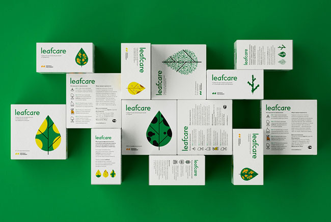 Leafcare植物护理产品系列包装设计作品