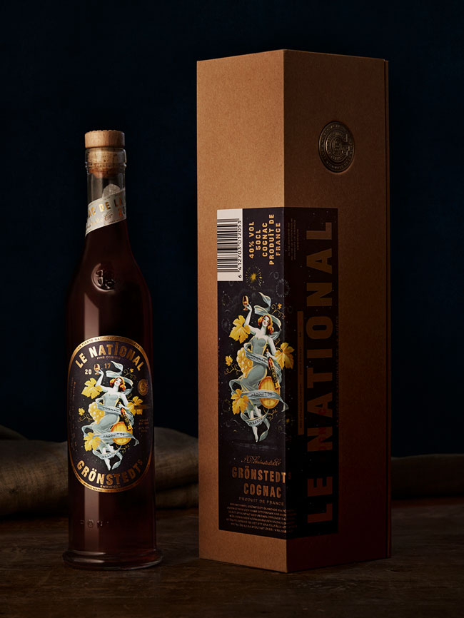 2017瑞典Gronstedts酒水包装设计作品