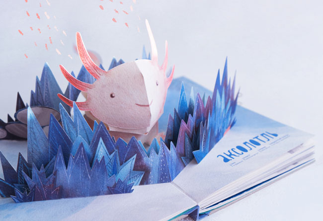 俄罗斯Mary Komary弹出式立体创意书籍设计作品