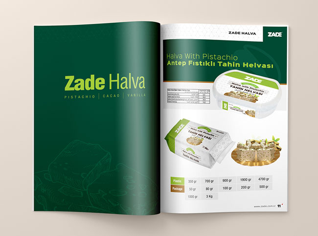 ZADE食品品牌目录画册设计欣赏