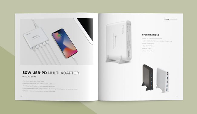 国外Freedy购物指南手册设计作品