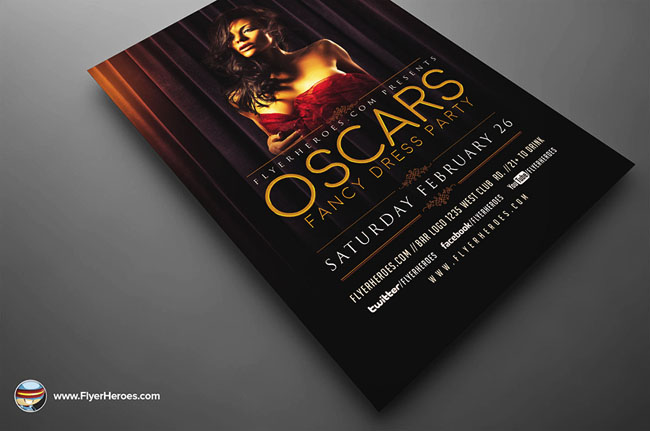 Oscars化装舞会系列时尚海报设计作品
