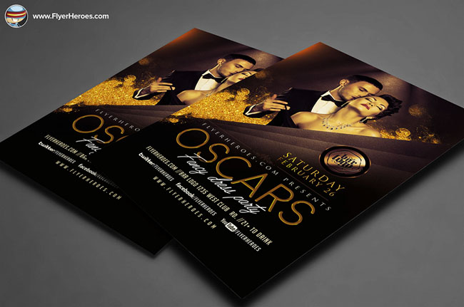 Oscars化装舞会系列时尚海报设计作品